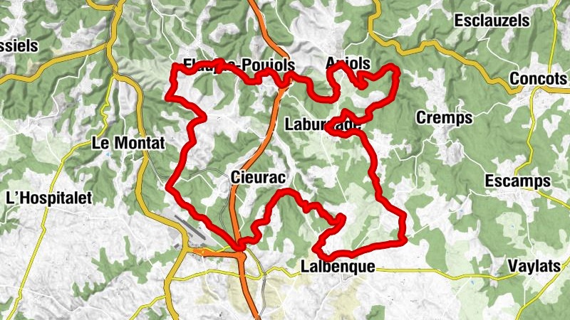 Aujols - Laburgade - Flaujac-Poujols