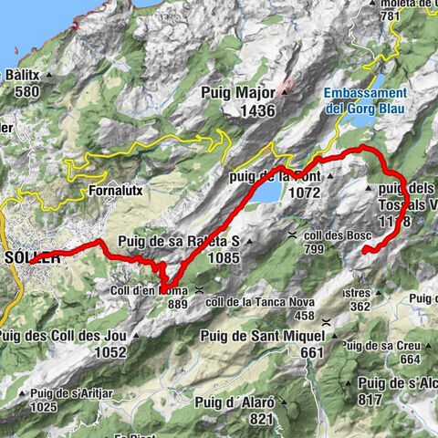 Tag-8 Sóller zum Refugio Tossals Verds