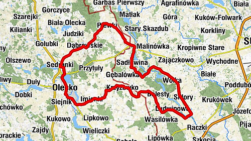 Olecko - Południe - Imionki PKP