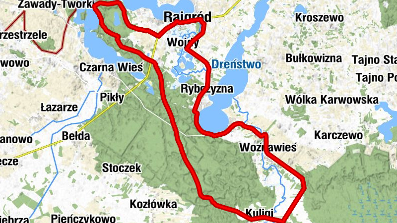 Kaplica cmentarna - Rajgród - Smakosz - Rajgrodzik