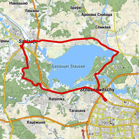 Мінск - Ждановічы - Каракатица - Берлога