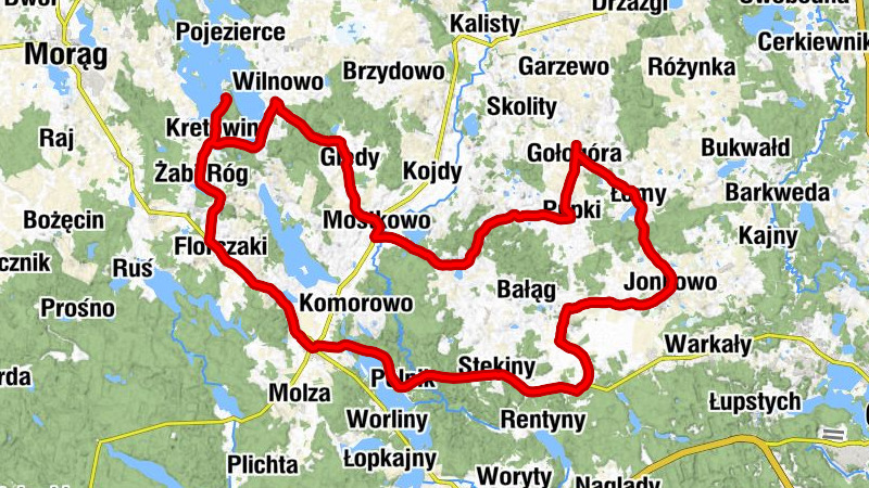 Gołogóra - Kaplica pw. Matki Bożej Miłosierdzia - Kaplica pw. Świętego Wojciecha - Kościół pw. Świętego Jana Chrzciciela
