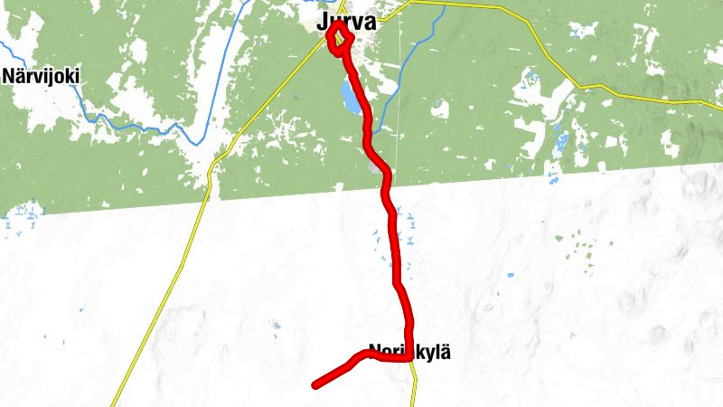 Teuva - Norinkylä - Norinpää - Jurva