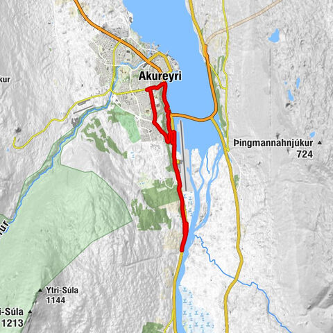 Akureyri - Suðurbrekkan - Teigahverfi