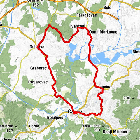 Dubrava - Bangurina - Čazma - crkva svete Marije Magdalene