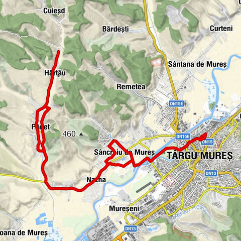 Târgu Mureș Nord - Târgu Mureș - Biserica Reformată Nazna - Biserica Ortodoxă Nazna