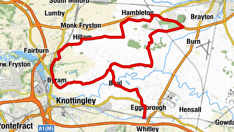 Whitley Bridge - Eggborough - Kellington - St Mary