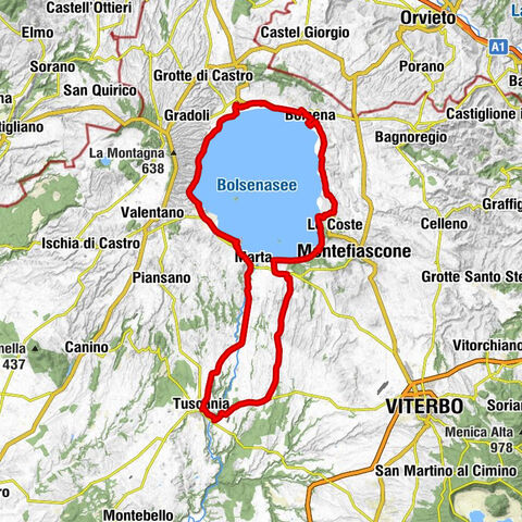 Tuscania - Chiesa di Santa Maria del Riposo - Chiesa di San Giovanni in Val di Lago - Chiesa di San Lorenzo