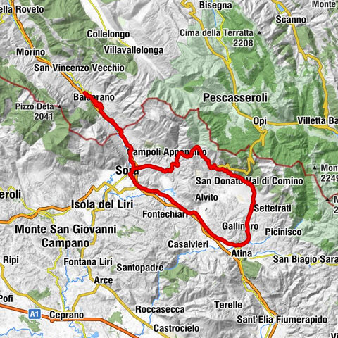 Roccavivi - San Giovanni Valle Roveto - Sora - Santa Maria del Carmine