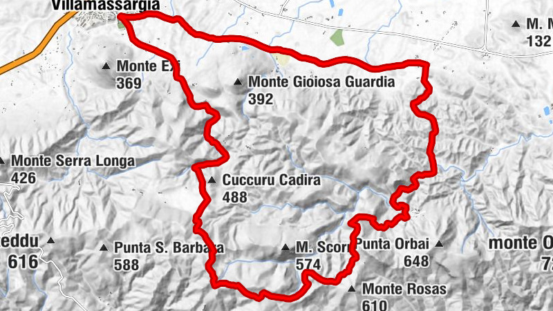 Bidda Matzràxia/Villamassargia - Punta Mareddu