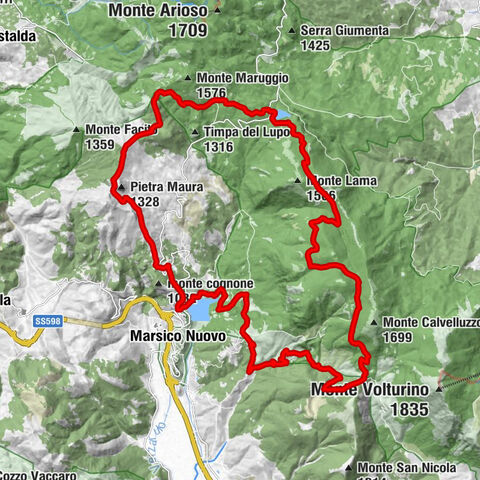 Marsico Nuovo - Fontana delle brecce - Colle Margiotto - Monte dell'Arena