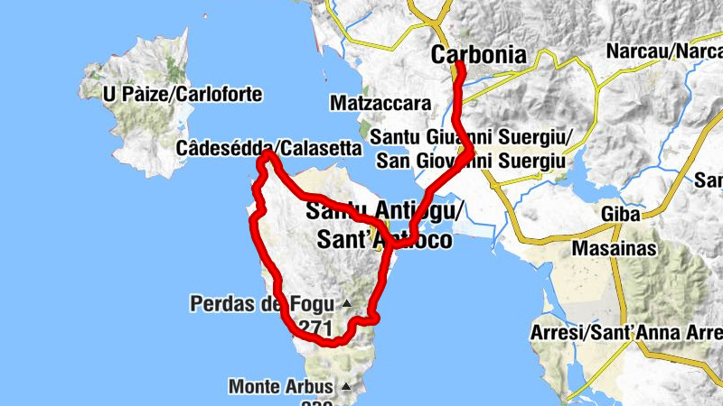 Carbonia Serbariu - Carbonia - Basilica di Sant'Antioco Martire - Arcus de Cannai