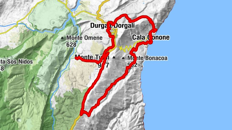 Durgali/Dorgali - Monte Malospès - Cala Gonone - Chiesa di Nostra Signora di Bonaria