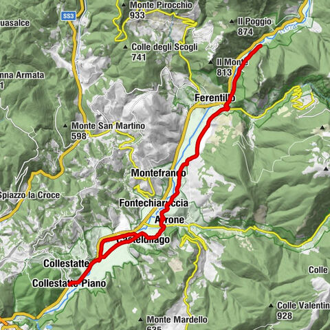 Collestatte Piano - Mandrie - Chiesa di Santa Maria Assunta - Chiesa della Madonna del Gonfalone