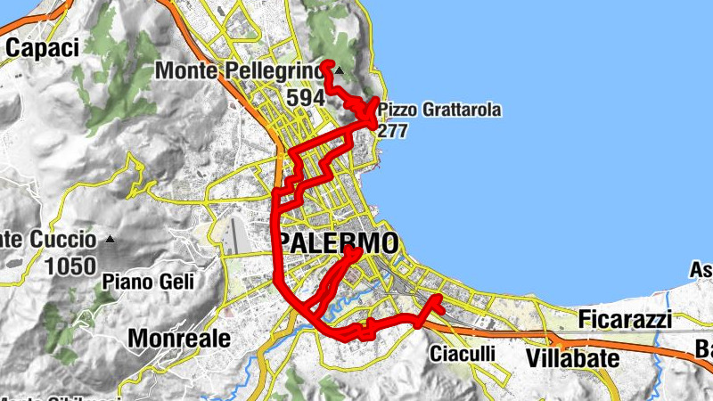 Palermo Brancaccio - Chiesa del Carmine Maggiore - Pizzo Grattarola - Pizzo Ferro