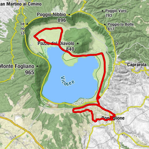 Ronciglione - Poggio Cavaliere - Santa Lucia - La Bella Venere