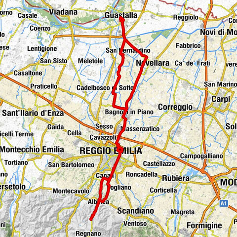 Guastalla - Ex Chiesa di San Francesco - San Silvestro - Chiesa di Canali