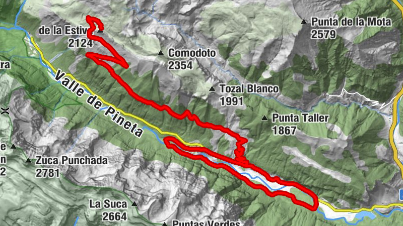 Bielsa - La Sarra - Espierba - Refugio de la Estiva