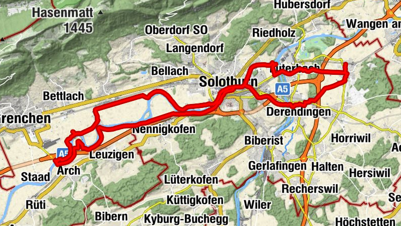 Bahnhof - Biondo - Solothurn - St. Peterskapelle