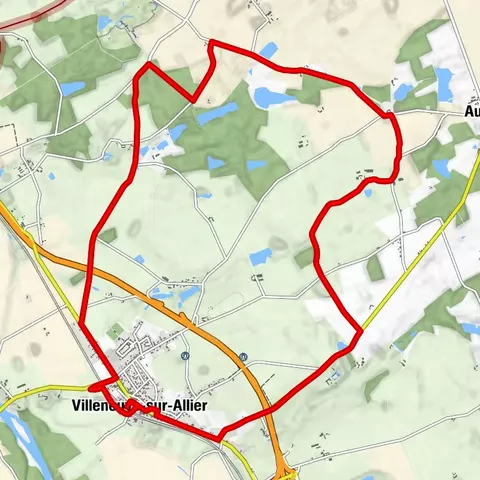 Villeneuve-sur-Allier - La Grange - La Cour - Église Notre-Dame