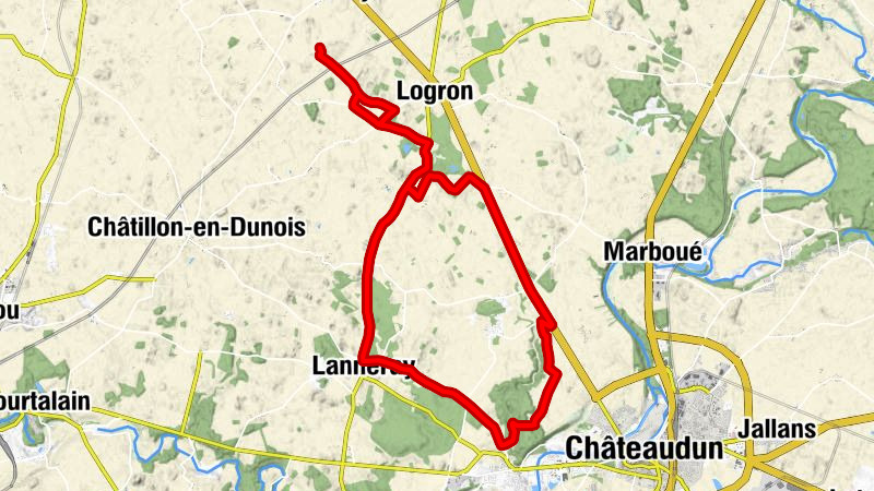 Logron - Chantemesle - Lanneray - La Pinoterie