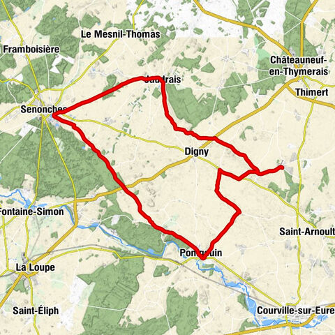 Favières - Le Rouvray - Église Notre-Dame - Église Saint-Jean