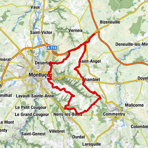 Saint-Angel - Les Jarras - Cussejat - Montluçon