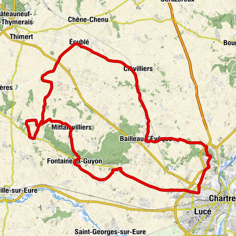 Saint-Arnoult-des-Bois - Église Saint-Blaise - Église Saint-Aubin - Église de la Madeleine