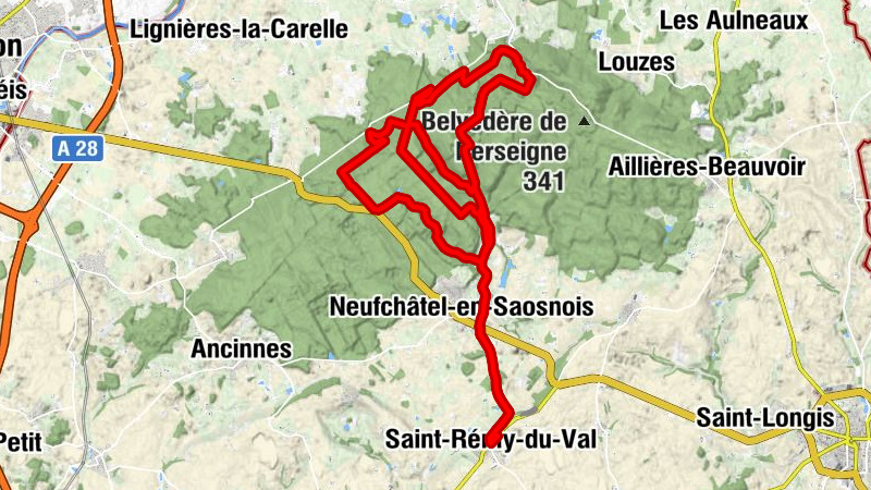 La Pomme d'Or - Neufchâtel-en-Saosnois - Ricouillet - Saint-Rémy-du-Val