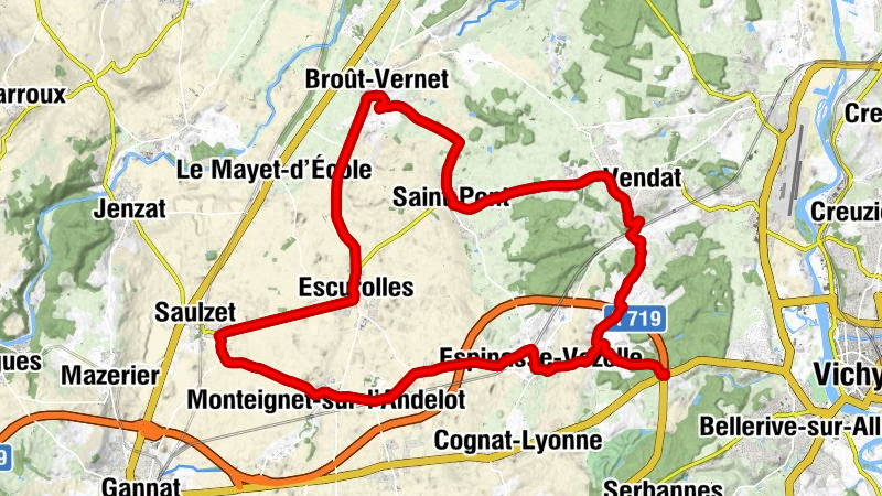 Espinasse-Vozelle - Le Breuil - Église Saint-Mayeul-et-Saint-Pont - Vendat