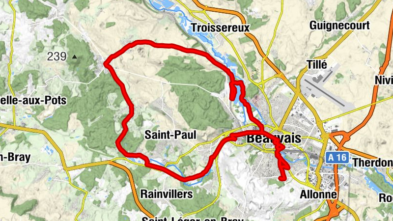 Beauvais - Église Saint-Lucien - Église Saint-Rémi - Église Saint-Germain