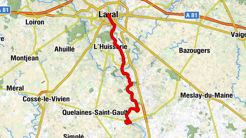 Houssay - Le Grand Val - Basilique Notre-Dame d'Avesnières - Laval