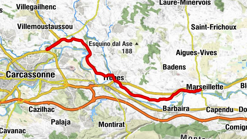Carcassonne - Trèbes - Millepetit - Millegrand