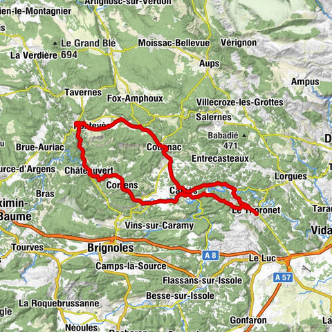 Le Thoronet - Carcès - Le Rouge Gorge - Collégiale Notre-Dame de l'Assomption