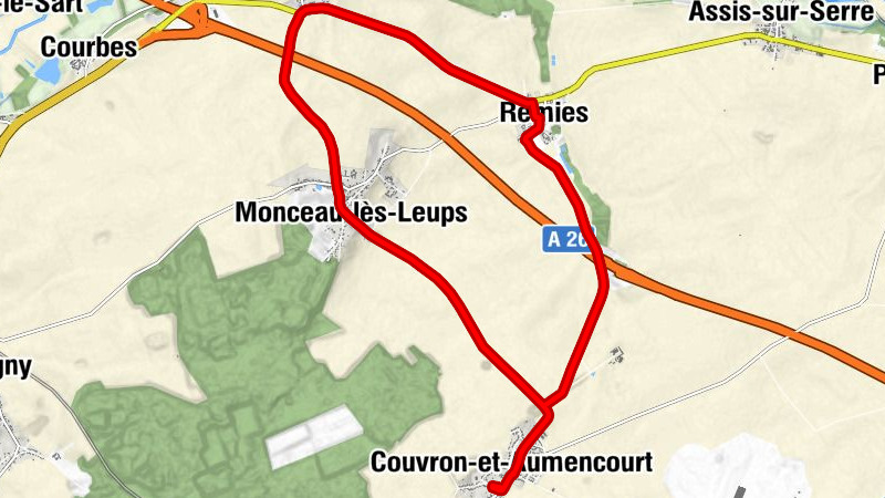 Couvron-et-Aumencourt - Remies - Église Saint-Brice - Pont-à-Bucy