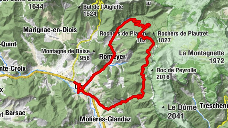 Die - Place de l'Horloge - Église Notre-Dame-de-l'Assomption