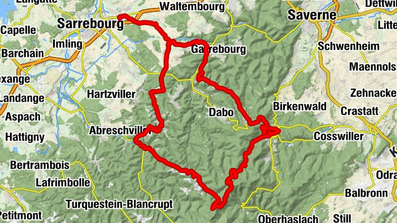 Réding - Église Saint-Michel - Église de l'Assomption-de-la-Bienheureuse-Vierge-Marie - Col du Brechpunkt