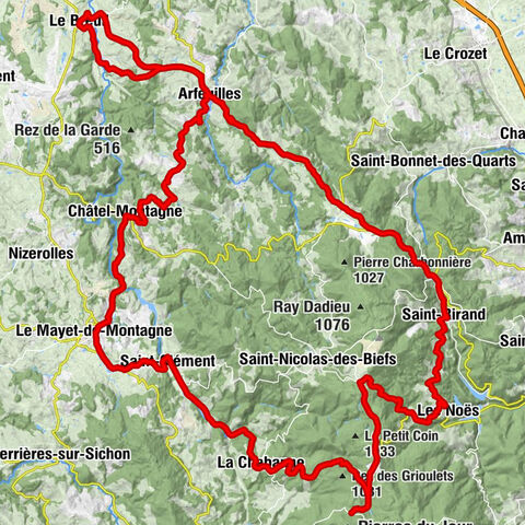 Le Breuil - Église Saint-Germain - Chapelle Saint-Jacques - Église Saint-Denis