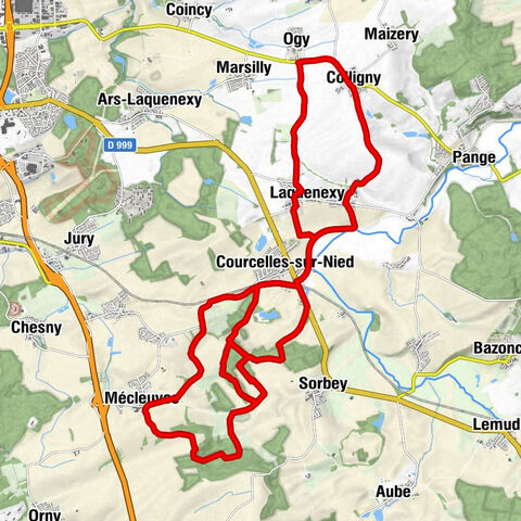 La Petite Auberge - Colligny - Église Saint-Maximin - Villers-Laquenexy