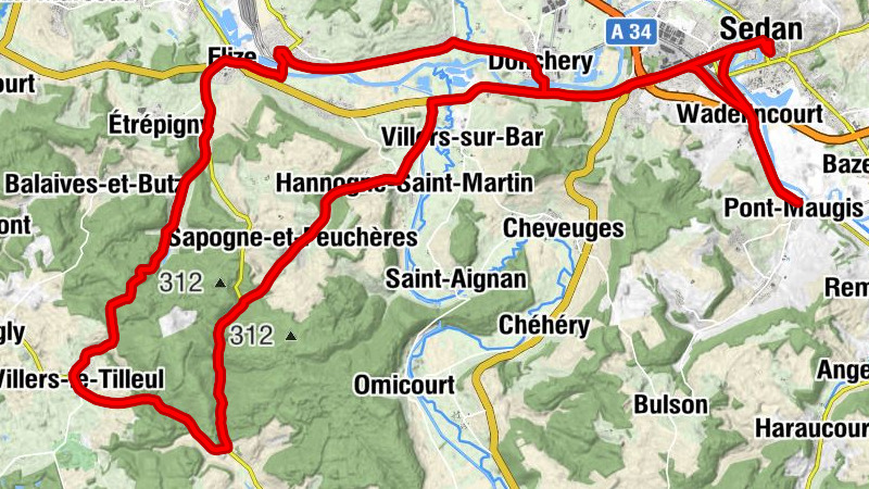 Pont-Maugis - Église Sainte-Onésime - Église Saint-Remi - Église Saint-Martin