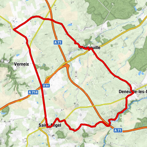 Colombarault - La Brosse - Église Saint-Martin - Église Saint-Michel-Saint-Blaise