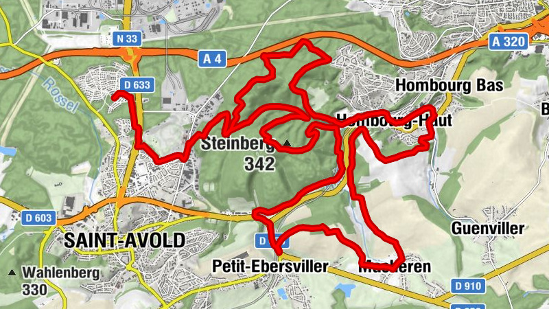Saint-Avold - Mettenberg - Chapelle Bour - Steinberg