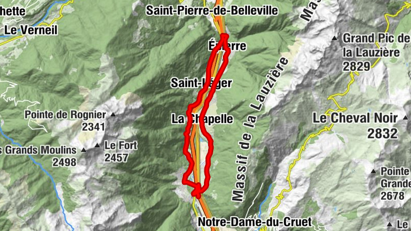 Les Chavannes-en-Maurienne - La Combe - Saint-Rémy-de-Maurienne