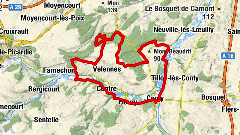 Conty - Wailly - Église Saint-Antoine - Auberge du Village