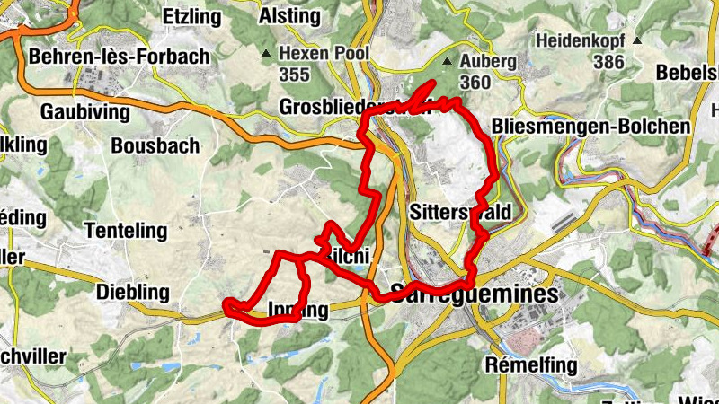 Hundling - Église de la Visitation - Sarreguemines - Église Saint-Walfried