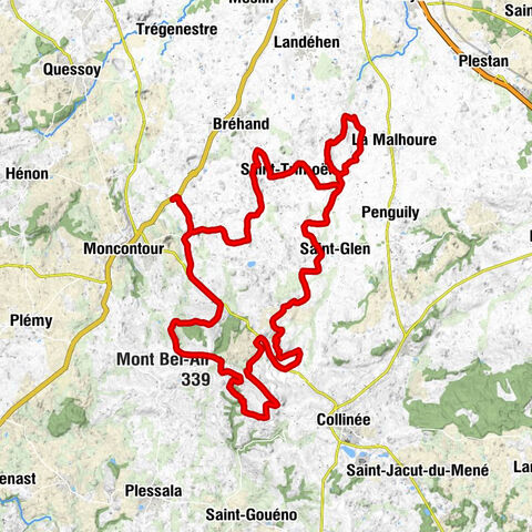 Le Plessis d'En Bas - Mont Bel-Air - Église Notre-Dame - Bréhand