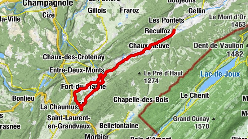 Petite-Chaux - Chapelle Saint-Antide - La Fringale - Église Saint-Pierre-ès-Liens et Saint-Denis