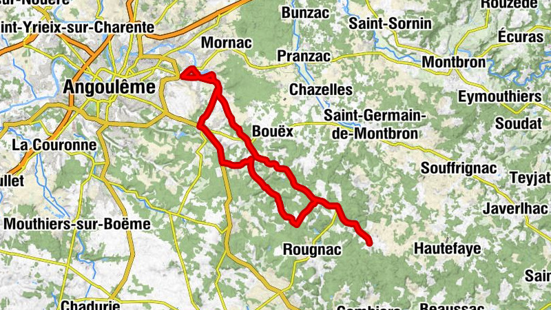 Charras - Saint-Denis - Maison-Neuve - Église Saint-Cybard