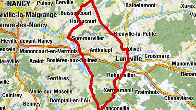 Réméréville - Église Saint-Martin - Lunéville - Église de la Sainte-Croix