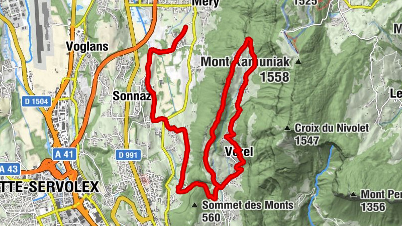 Les Jacquiers - Sonnaz le Bas - Servennaz - Chambéry